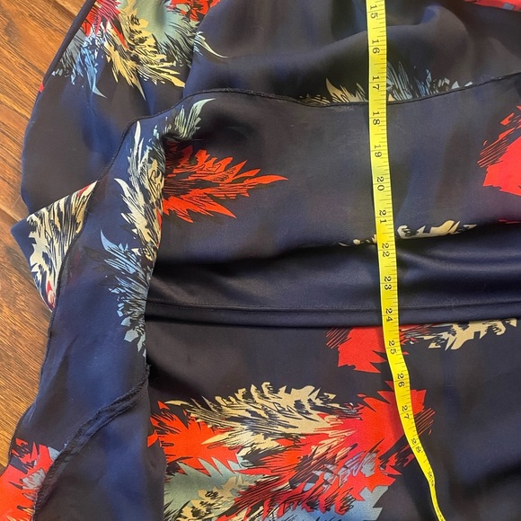 Wet Seal Strapless Dress in Navy and Red Feather - Picture 11 of 16